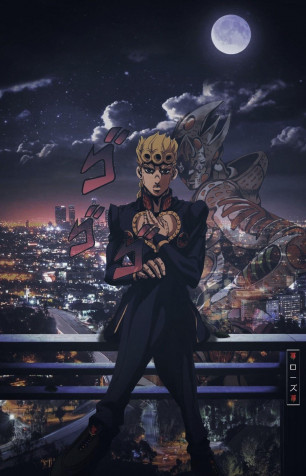 Giorno Giovanna Mobile Background 1150x1788px