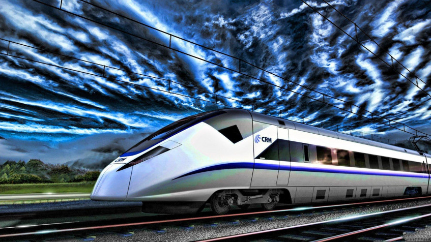 Bullet Train Full HD 1080p Wallpaper 1920x1080px