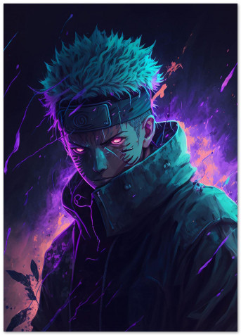 Naruto Neon iPhone Background Image 1368x1899px