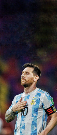 Messi Argentina Phone HD Background 1365x3243px