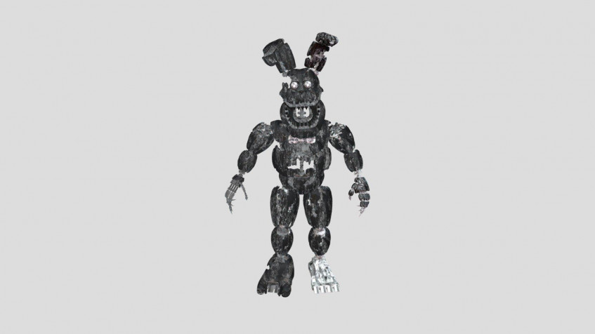 Nightmare Bonnie Full HD 1080p Wallpaper 1920x1080px