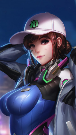 Dva Overwatch 4k Phone Wallpaper 2160x3840px