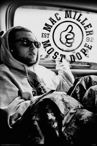 Mac Miller iPhone Background Image 1000x1500px