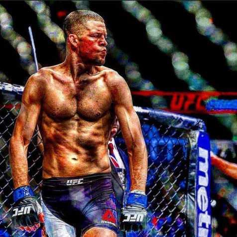 Nate Diaz iPhone Wallpaper 1080x1080px