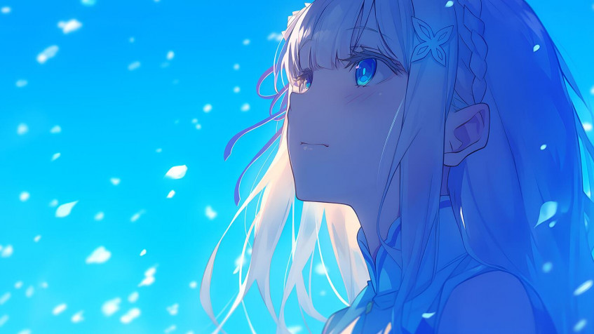 Re Zero HD Wallpaper 1536x864px