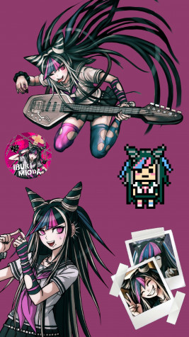 Ibuki Mioda Phone HD Background 1591x2829px