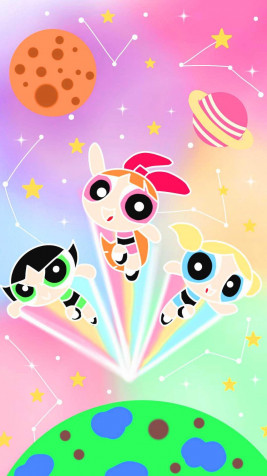 Powerpuff Girl iPhone Background 1080x1920px