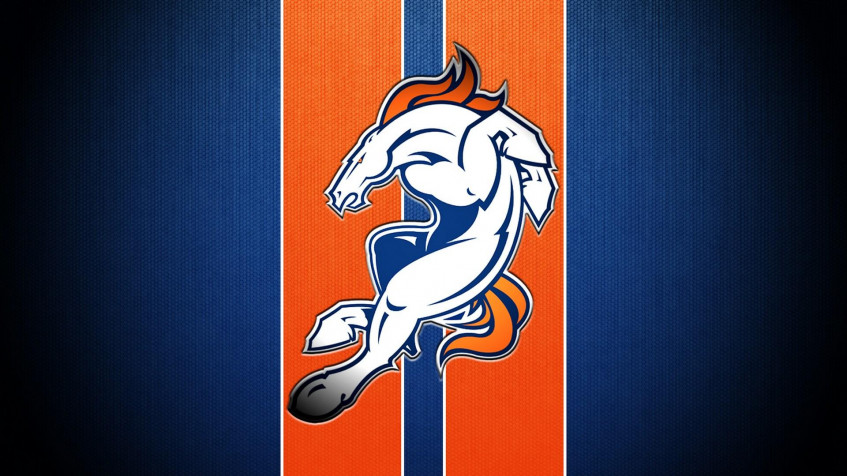 Denver Broncos Logo Full HD 1080p Wallpaper 1920x1080px