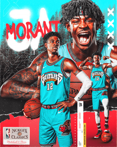 Ja Morant Mobile Wallpaper 1400x1750px