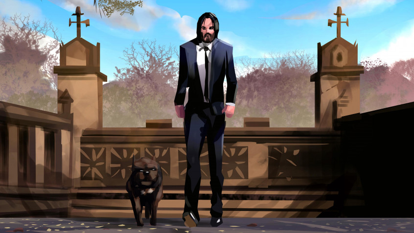 John Wick 4k UHD Wallpaper 3840x2160px