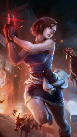 Jill Valentine 4k Phone Wallpaper 2160x3840px