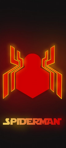 Neon Spider Man iPhone Wallpaper 1080x2400px