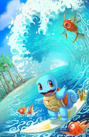 Squirtle Phone Background Image 2650x4096px