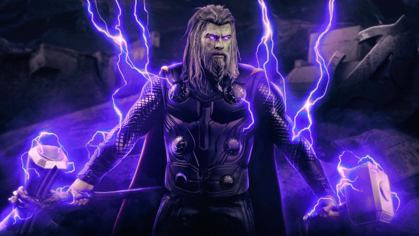 Cool Thor 4k UHD Wallpaper 3840x2160px