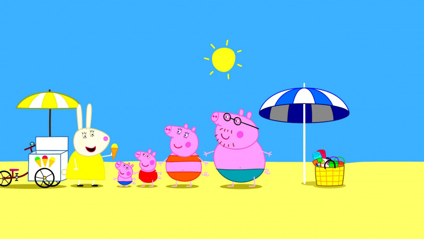 Peppa Pig 2k QHD Wallpaper 2560x1440px