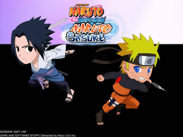 Sasuke Chibi Laptop Background 1032x774px