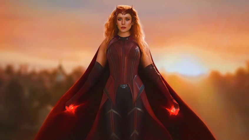 Scarlet Witch Background Image 5778x3250px