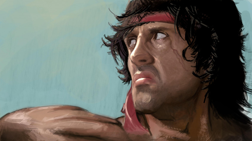 Sylvester Stallone Rambo Desktop HD Wallpaper 4180x2340px