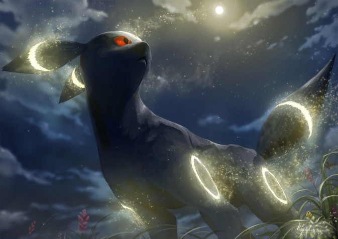 Umbreon Desktop HD Wallpaper 2000x1414px