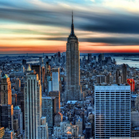 Empire State Wallpaper for iPhone 1024x1024px