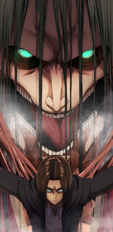 Eren Yeager Android Wallpaper Image 1440x2960px