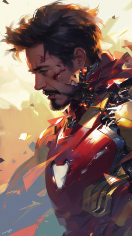 Tony Stark Android Wallpaper 1632x2912px