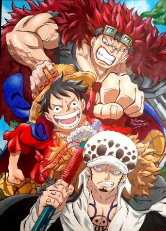 Law And Luffy Phone Wallpaper 1080x1504px