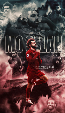 Mohamed Salah Android Wallpaper 1280x2236px