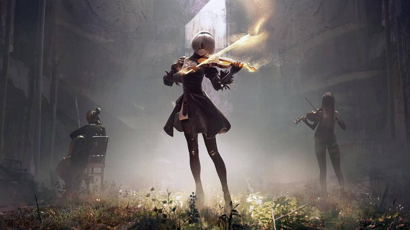 Nier Automata Full HD 1080p Wallpaper 1920x1080px