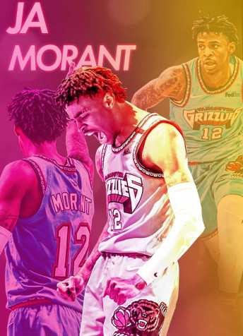 Ja Morant Wallpaper for Mobile 1482x2048px