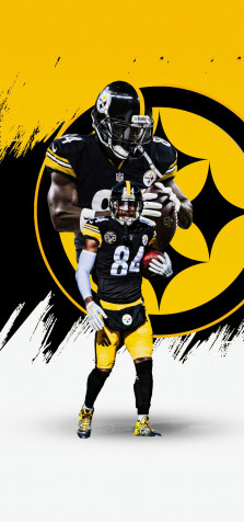 Antonio Brown Phone HD Background 1280x2732px