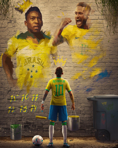 Neymar 2024 Android Wallpaper 1920x2400px