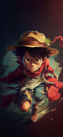 Monkey D Luffy Phone Background 1183x2560px