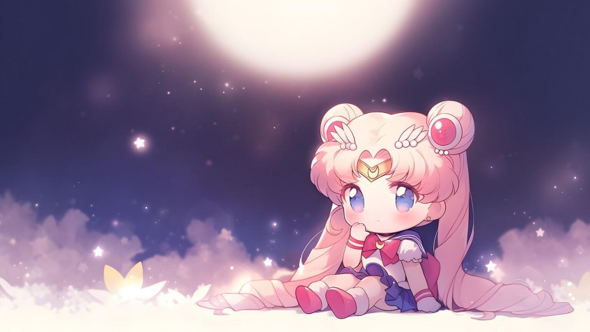 Sailor Moon Laptop Wallpaper 1536x864px