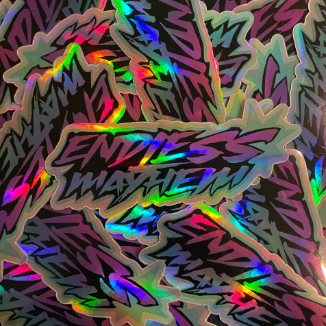 Holo Graffiti Wallpaper for Mobile 1200x1200px