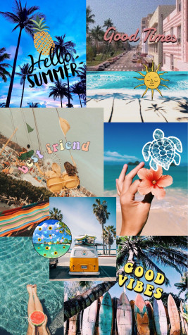 Aesthetic Summer Wallpaper for iPhone 1947x3464px