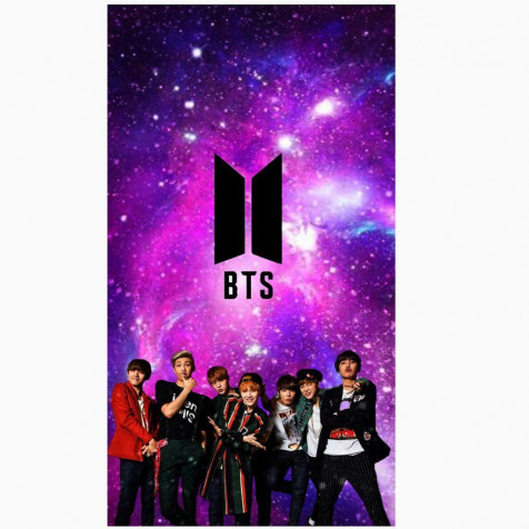 Bts Logo Wallpaper for iPhone 1024x1024px