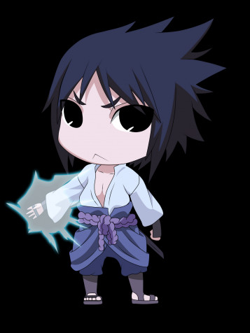 Sasuke Chibi iPhone Wallpaper Image 1280x1707px