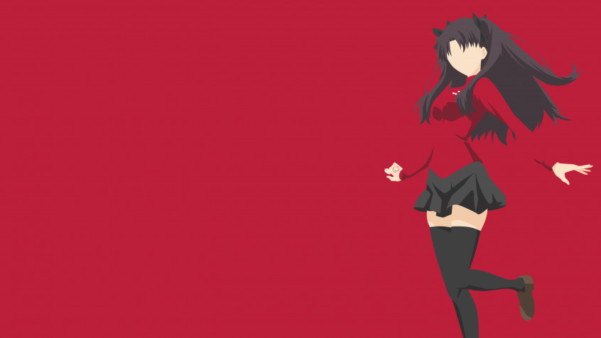 Rin Tohsaka MacBook Background 2880x1620px