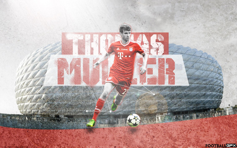 Thomas Muller Widescreen HD Wallpaper 1920x1200px