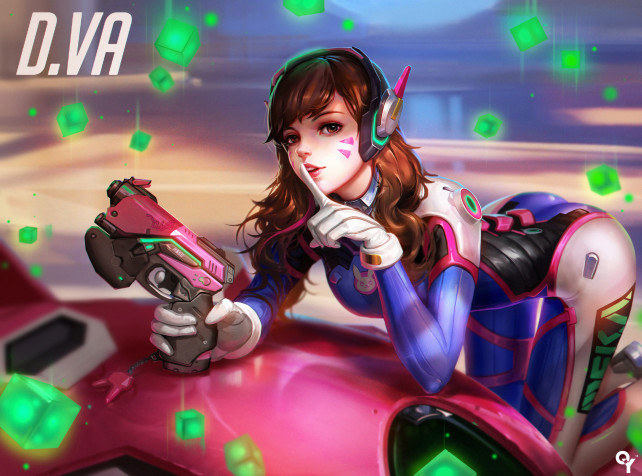 Dva Overwatch Background Image 2560x1897px