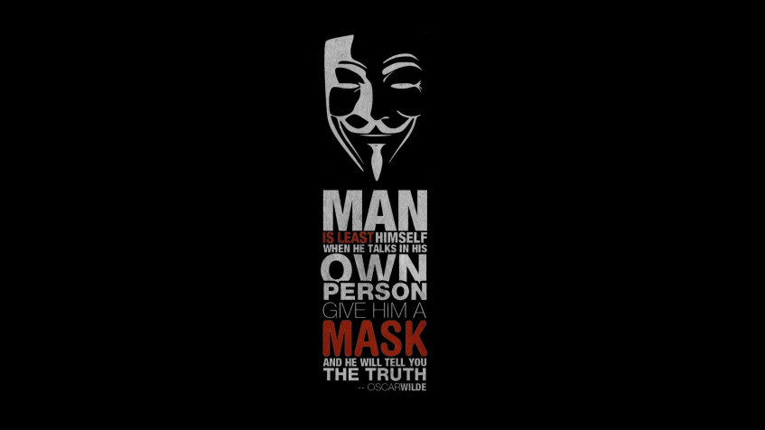 Anonymous Hacker Full HD 1080p Wallpaper 1920x1080px