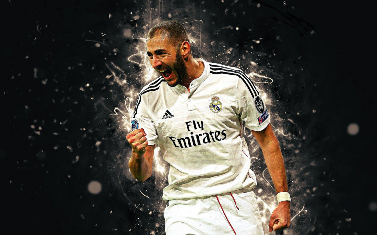 Karim Benzema Widescreen HD Wallpaper 1920x1200px