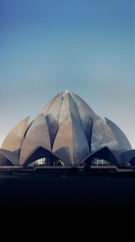 Lotus Temple Android Wallpaper Image 1080x1920px