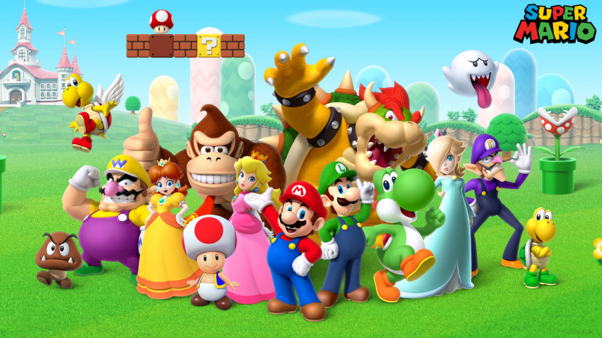 Mario Bros Full HD 1080p Wallpaper 1920x1080px