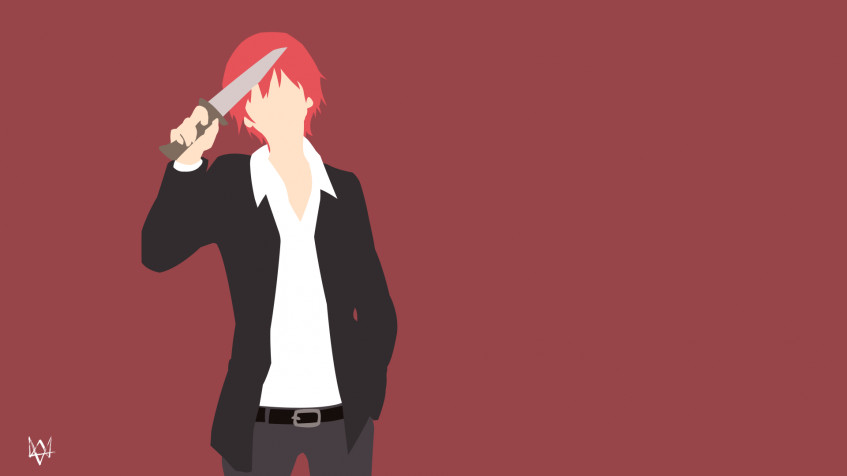 Karma Akabane Full HD 1080p Wallpaper 1920x1080px