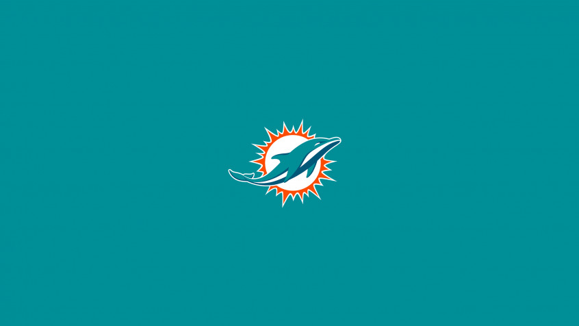 Miami Dolphins Logo 2k QHD Wallpaper 2560x1440px