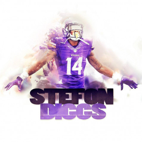 Stefon Diggs Mobile Wallpaper 1080x1080px