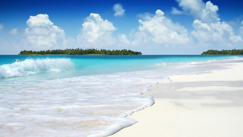 Beach Full HD 1080p Wallpaper 1920x1080px