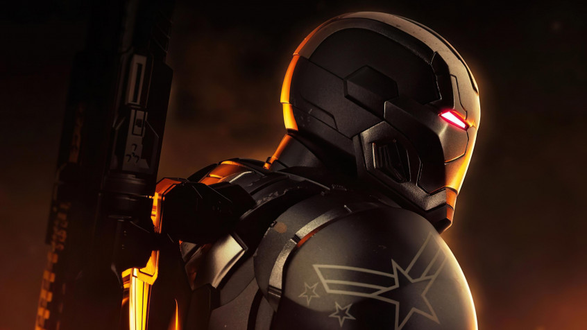 War Machine HD Background 2730x1536px